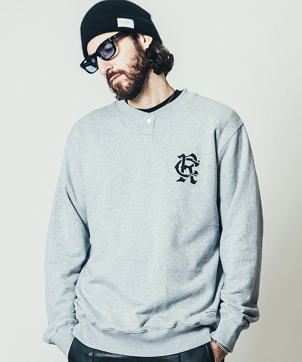 SALE セール クライミー スウェット CRIMIE CIRCLE LOGO SNAP CREW NECK SWEAT メンズ ヘビーウェイト  送料無料