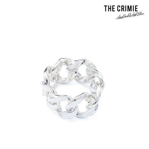 CRIMIE(クライミー)リング23号美品 CRIMIE（クライミー） 指輪 リング LETTER RIBBON HORSE SHOE SILVER