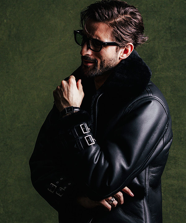 CRIMIE（クライミー） レザー ジャケット CRIMIE MOUTON LEATHER