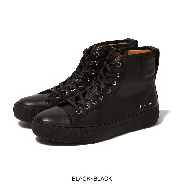 CRIMIE クライミー DYLAN HGH CUT ZIP SNEAKER メンズ スニーカー ハイカット サイドジップ シンセティックレザー atfacc CRIMIE（クライミー） スニーカー CRIMIE DYLAN HGH CUT ZIP SNEAKER