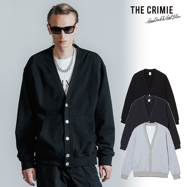 美品　クライミー　カーディガン　ブラック　CRIMIE CRIMIE（クライミー） カーディガン CRIMIE SWEAT CARDIGAN 送料無料