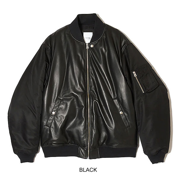 THE CRIMIE MA-1ジャケット ブラック CRIMIE（クライミー） SALE セール ジャケット CRIMIE NYLON SLEEVE