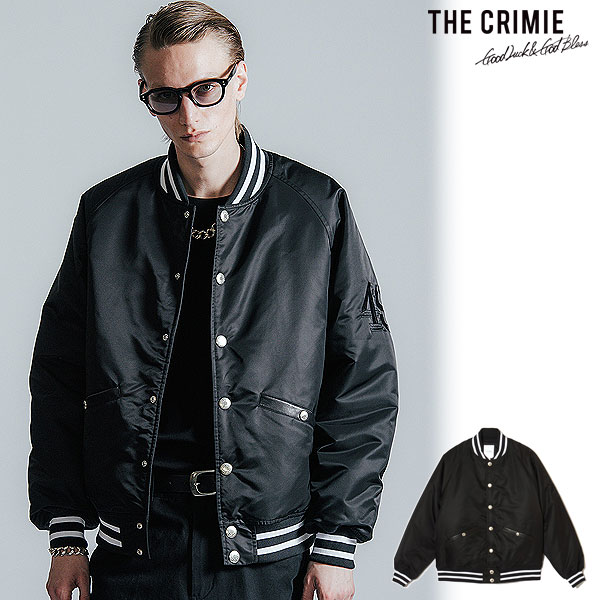 CRIMIE クライミー NYLON STADIUM BOMBER JACKET atfjkt CRIMIE（クライミー） ジャケット CRIMIE NYLON STADIUM BOMBER JACKET