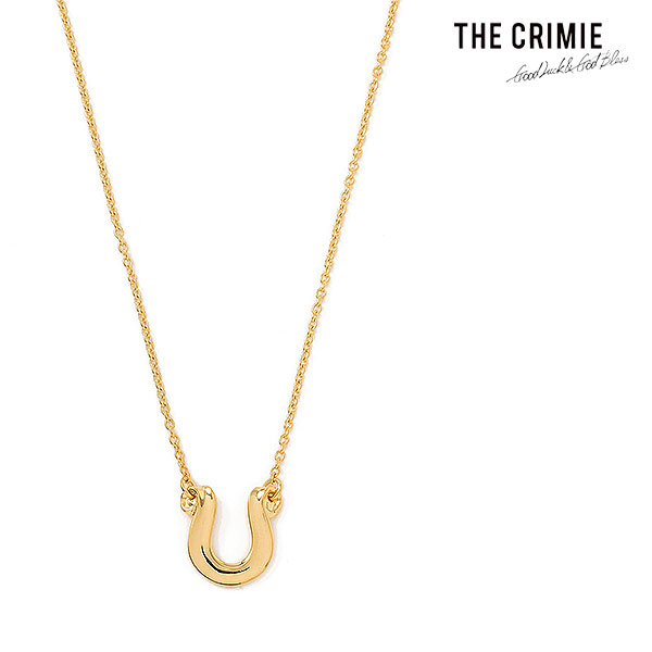 CRIMIE（クライミー） ネックレス CRIMIE LETTER RIBBON HORSE SHOE