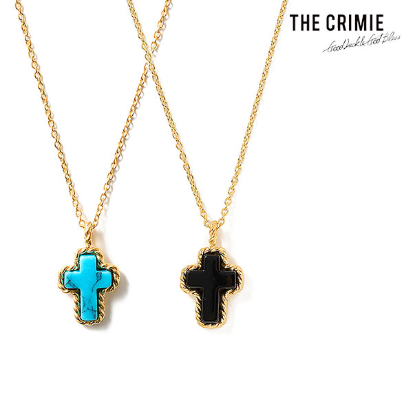 CRIMIE（クライミー） ネックレス CRIMIE STONE CROSS SILVER NECKLACE