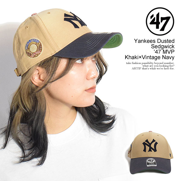 47（フォーティーセブン） キャップ '47 Yankees Dusted Sedgwick '47