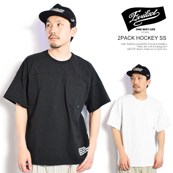 イーブルアクト Tシャツ EVILACT 2PACK HOCKEY SS メンズ 半袖