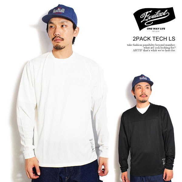 イーブルアクト Tシャツ EVILACT 2PACK TECH LS メンズ 長袖 パックT 