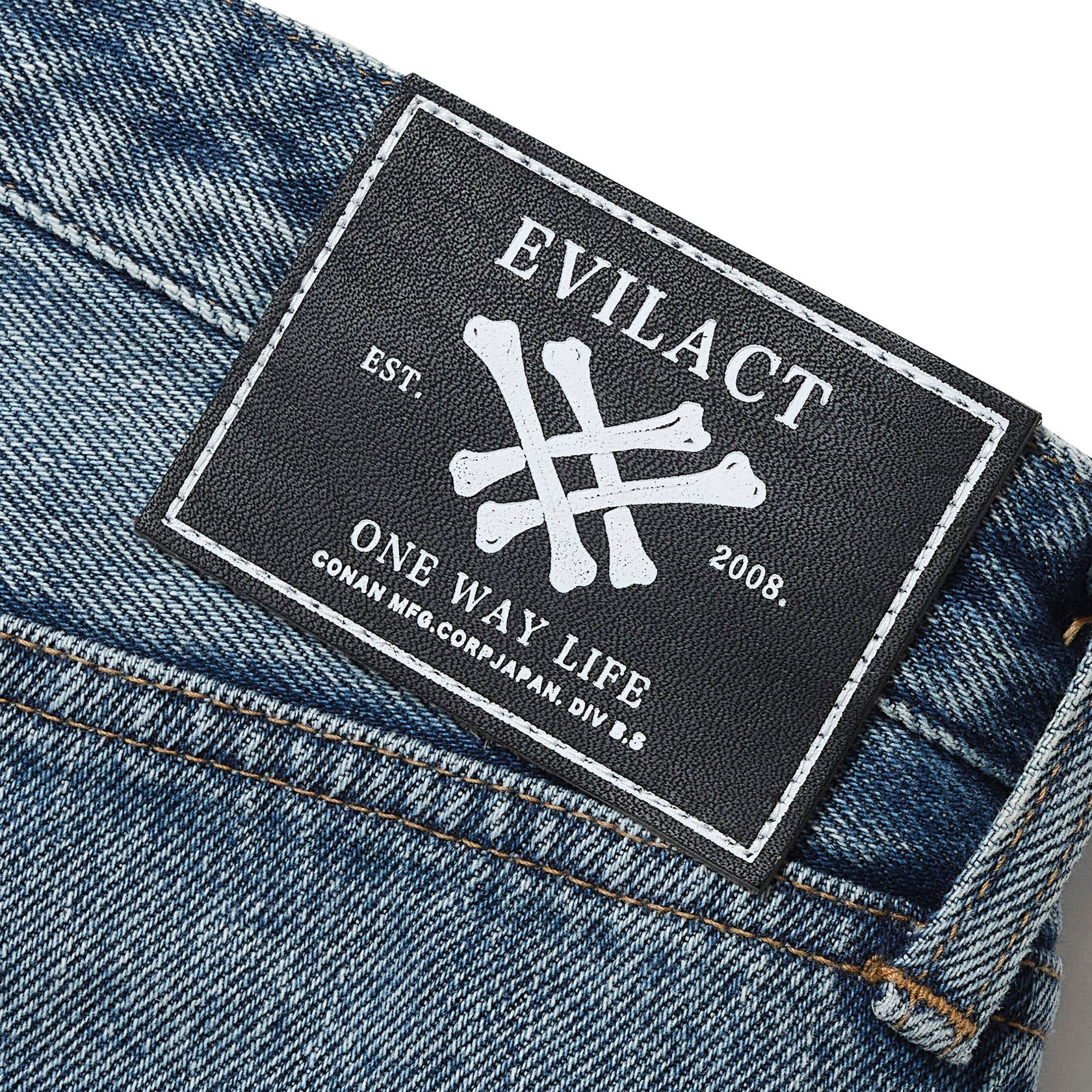 イーブルアクト パンツ EVILACT DENIM 03 CUSTOM メンズ デニムパンツ