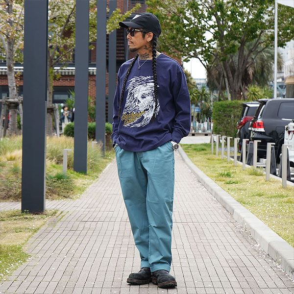 SALE セール イーブルアクト パンツ EVILACT TUCK CHINO メンズ