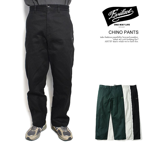 イーブルアクト パンツ EVILACT CHINO PANTS メンズ チノパン ワーク 