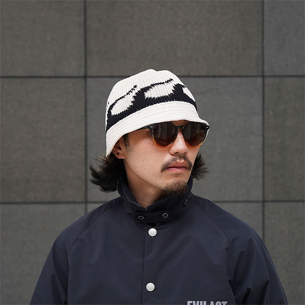 イーブルアクト ハット EVILACT FLAMES CRUSHER HAT メンズ