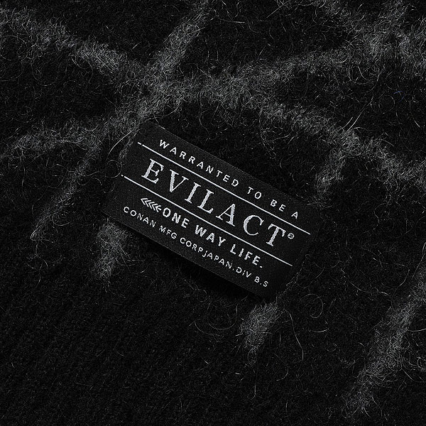 イーブルアクト カーディガン EVILACT SPIDER CARDIGAN メンズ ニット
