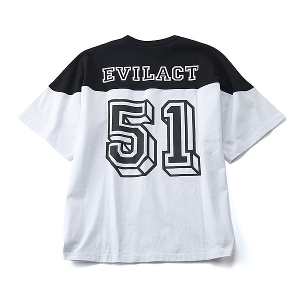 イーブルアクト Tシャツ EVILACT 51 HOCKEY SS メンズ 半袖 オリジナル