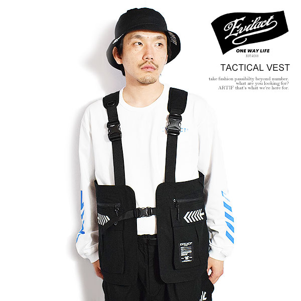 イーブルアクト ベスト EVILACT TACTICAL VEST メンズ タクティカル