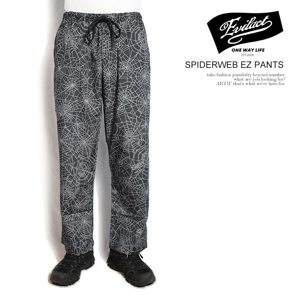 イーブルアクト パンツ EVILACT SPIDERWEB EZ PANTS メンズ イージー