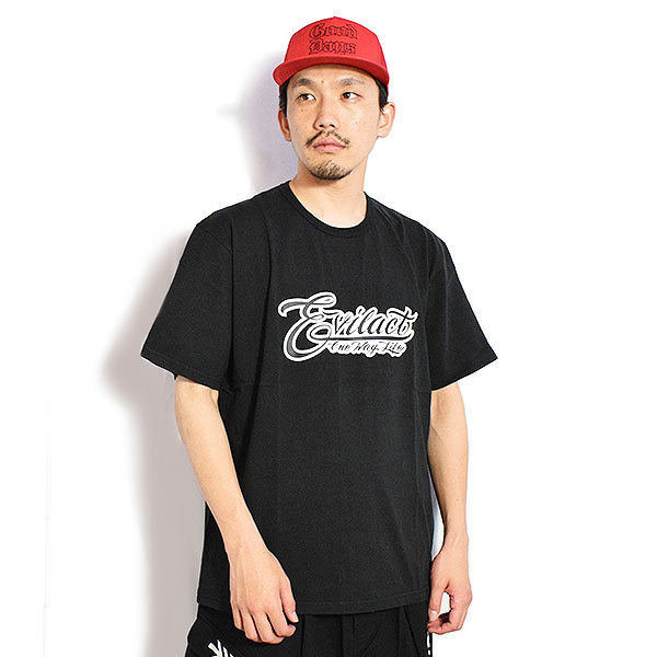 イーブルアクト Tシャツ EVILACT SCRIPT LOGO SS メンズ 半袖 