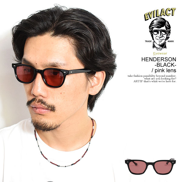 Evilact サングラス ネイビー日本製 全6色【EVILACT Eyewear/イーブルアクトアイウェア】2024SS「MUSTANG