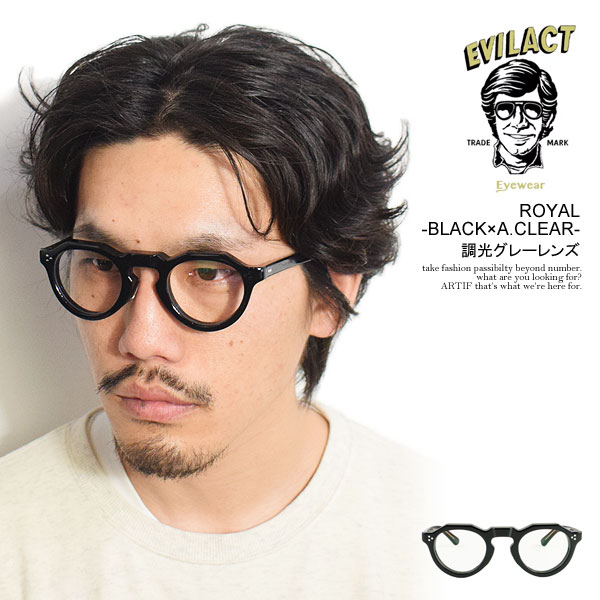 イーブルアクト アイウェア サングラス EVILACT EYEWEAR ROYAL -BLACK