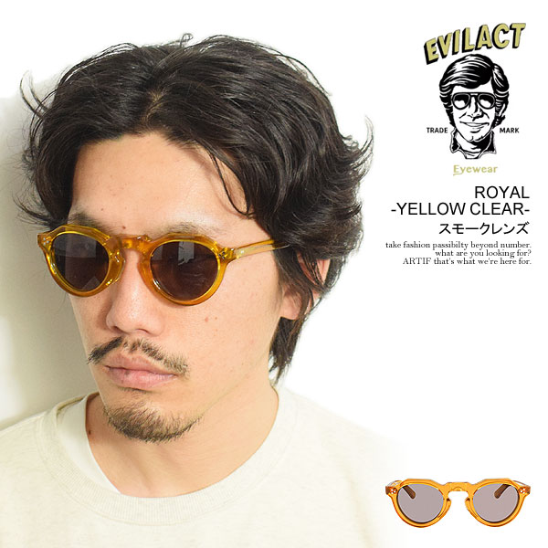 イーブルアクト アイウェア サングラス EVILACT EYEWEAR ROYAL -YELLOW