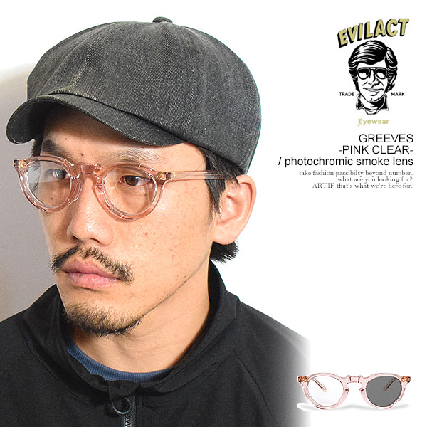 イーブルアクト アイウェア サングラス EVILACT EYEWEAR GREEVES -PINK