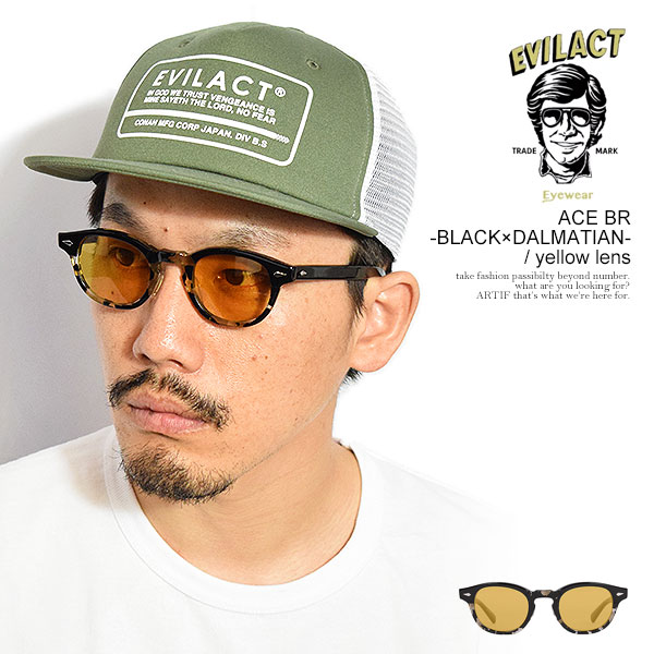 イーブルアクト アイウェア サングラス EVILACT EYEWEAR ACE BR -BLACK