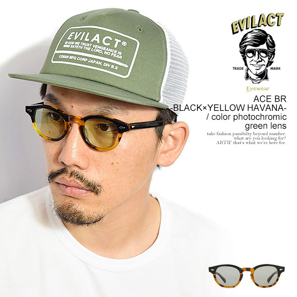 イーブルアクト アイウェア サングラス EVILACT EYEWEAR ACE BR -BLACK