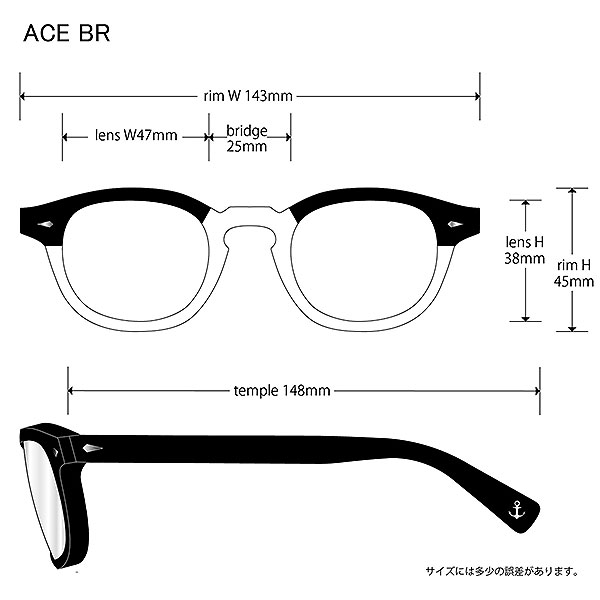イーブルアクト アイウェア サングラス EVILACT EYEWEAR ACE BR -BLACK