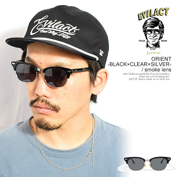 イーブルアクト アイウェア サングラス EVILACT EYEWEAR ORIENT -BLACK