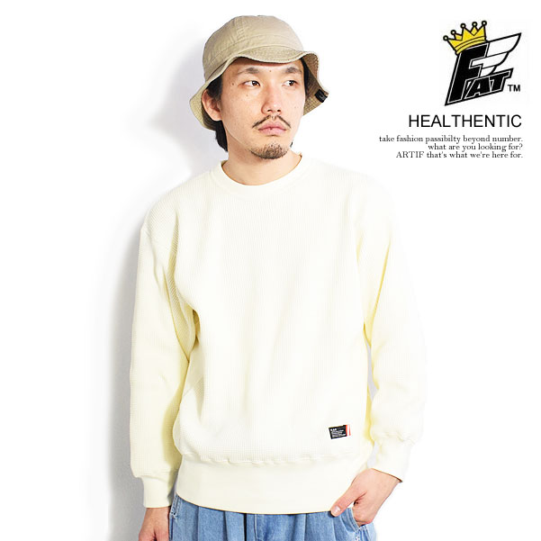 40％OFF SALE セール  FAT エフエーティー HEALTHENTIC メンズ Tシャツ 長袖 カットソー 送料無料 ストリート atftps FAT SALE セール エフエーティー Tシャツ FAT HEALTHENTIC メンズ 長袖