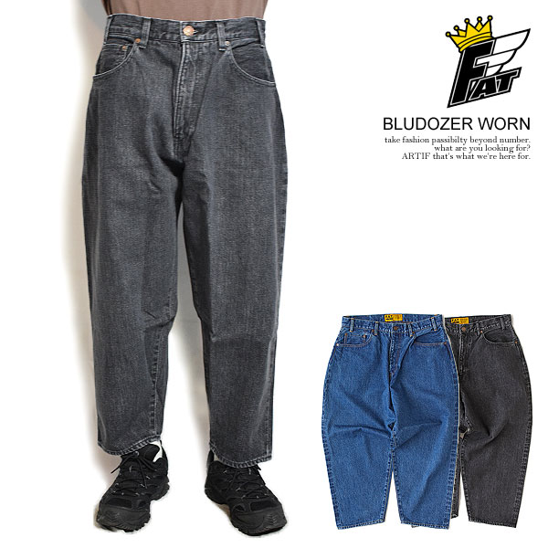 半額 福袋の通販 エフエーティー FAT パンツ デニムパンツ メンズ WORN BLUDOZER ボトムス・スパッツ
