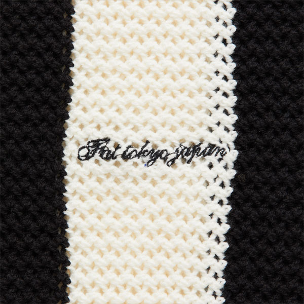 FAT エフエーティー UKNITFORM メンズ ニット 半袖 サッカーシャツ 半袖ニット ストライプ柄 送料無料 ストリート atftps FAT SALE セール エフエーティー ニット FAT UKNITFORM メンズ 半袖