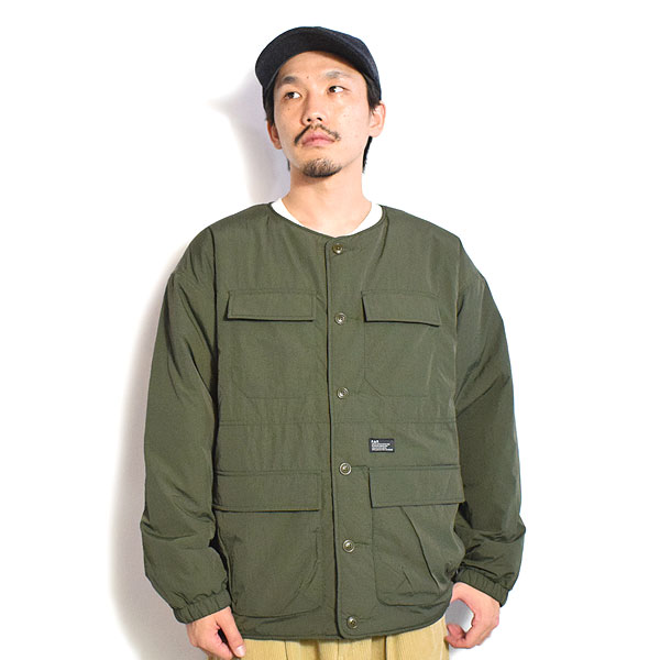 FAT エフエーティー ジャケット FAT PUFFLINER メンズ ノーカラー