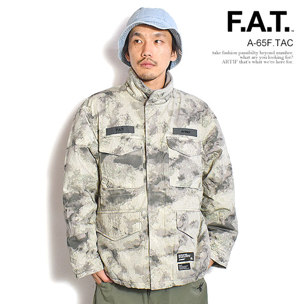FAT エフエーティー A-65F.TAC メンズ ジャケット ミリタリージャケット M-65 AVIREX アヴィレックス コラボ 送料無料 atfjkt FAT SALE セール エフエーティー ジャケット FAT A-65F.TAC メンズ