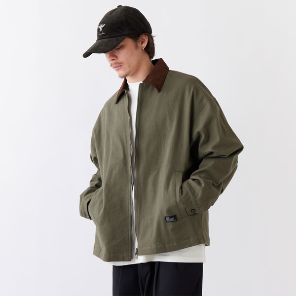 FAT エフエーティー ジャケット FAT BRUZZLER メンズ ジップブルゾン