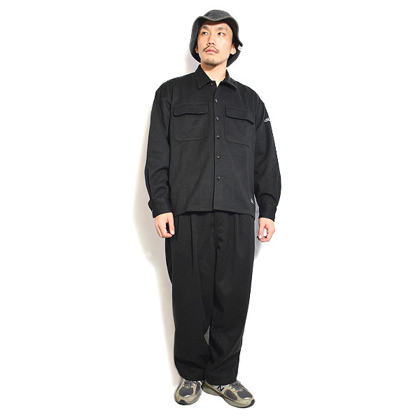 FAT エフエーティー シャツ FAT WARMCROP メンズ 長袖 ジャージシャツ