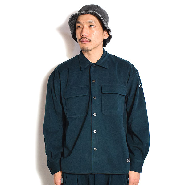 FAT エフエーティー シャツ FAT WARMCROP メンズ 長袖 ジャージシャツ