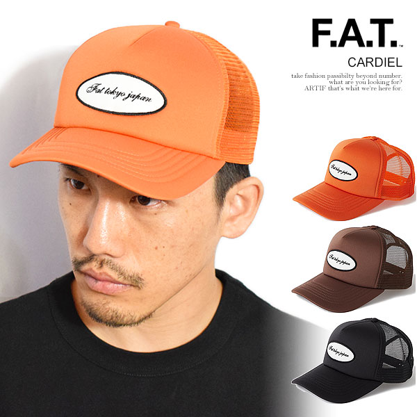 FAT エフエーティー キャップ FAT CARDIEL メンズ メッシュキャップ