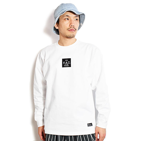FAT エフエーティー Tシャツ FAT EMBOX L メンズ 長袖 ロンT