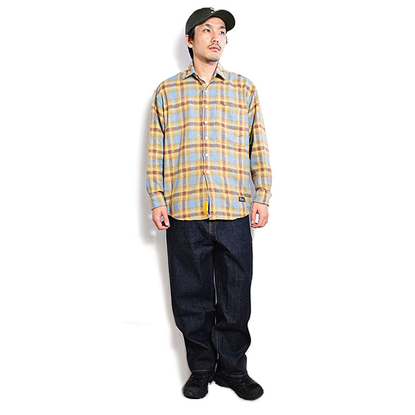 F.A.T. デニムワイドパンツ 極太 FAT エフエーティー パンツ FAT 1-1 メンズ デニムパンツ ストレート
