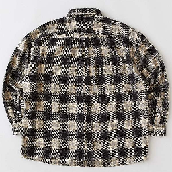 FAT エフエーティー シャツ FAT GIGANNEL メンズ 長袖 チェックシャツ