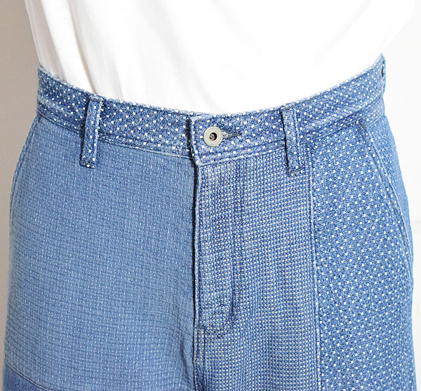 FDMTL ファンダメンタル PATCHWORK WIDE PANTS 3YR WASH パンツ デニム インディゴ パッチワーク 刺し子 送料無料 atfpts FDMTL（ファンダメンタル） パンツ FDMTL PATCHWORK WIDE PANTS 3YR