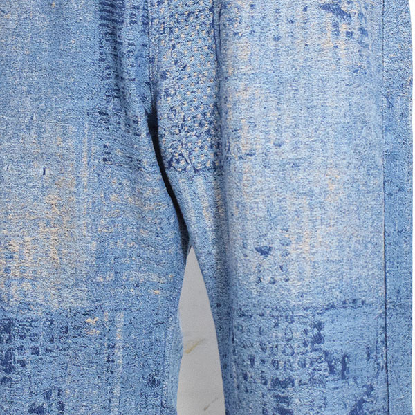 FDMTL ファンダメンタル BORO JAQUARD WIDE PANTS 3YR WASH メンズ パンツ デニム インディゴ パッチワーク 刺し子 atfpts FDMTL（ファンダメンタル） パンツ FDMTL BORO JAQUARD WIDE PANTS 3YR