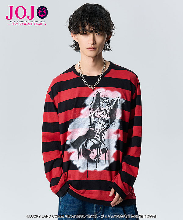 glamb（グラム） glamb×ジョジョの奇妙な冒険 黄金の風 ボーダー