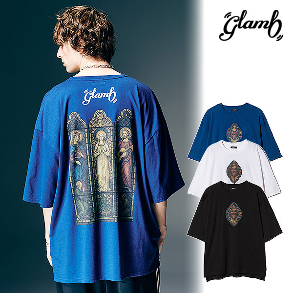 2026 春 先行予約 2月上旬〜中旬入荷予定 glamb グラム Stained Glass T-Shirt 2 Tシャツ 送料無料 キャンセル不可 atftps glamb（グラム） 2026 春 先行予約 2月上旬〜中旬入荷予定 Tシャツ