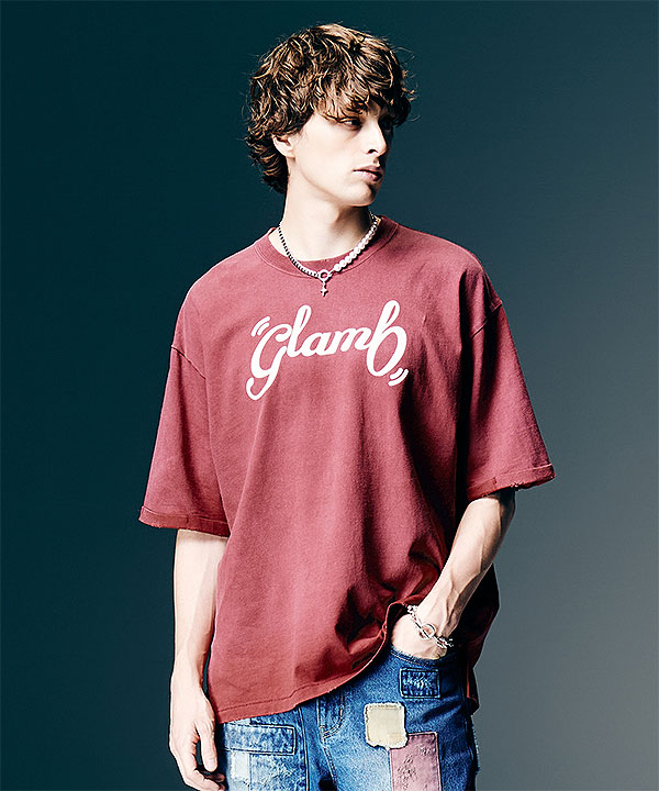 2026 春 先行予約 2月下旬〜3月上旬入荷予定 glamb グラム Spin Logo Fade T-Shirt Tシャツ 送料無料 キャンセル不可 atftps glamb（グラム） 2026 春 先行予約 2月下旬〜3月上旬入荷予定 Tシャツ