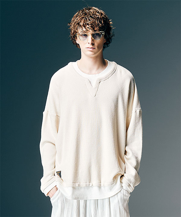 2026 春 先行予約 2月下旬〜3月上旬入荷予定 glamb グラム Layered Skipper Cutsew Tシャツ 送料無料 キャンセル不可 atftps glamb（グラム） 2026 春 先行予約 2月下旬〜3月上旬入荷予定 Tシャツ