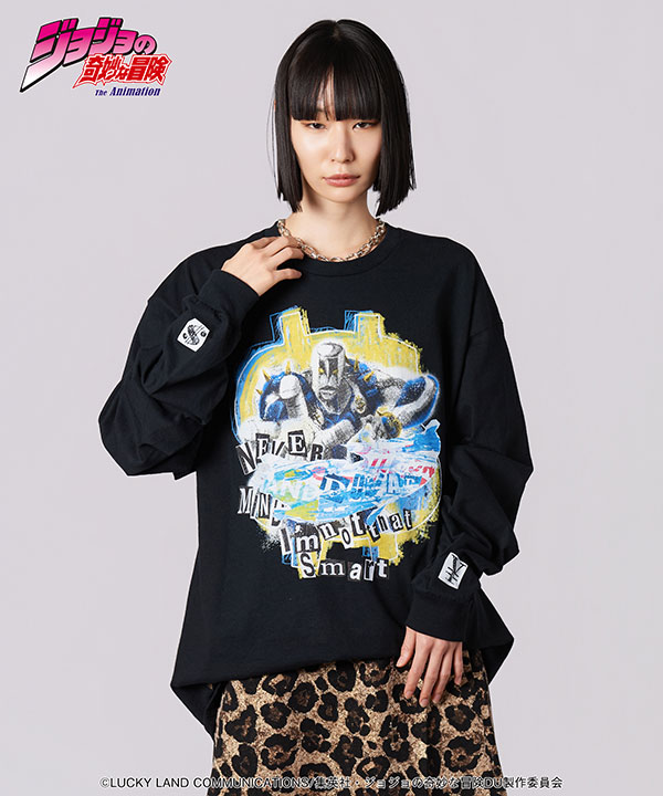 glamb（グラム） glamb×ジョジョの奇妙な冒険 4部 Tシャツ glamb The