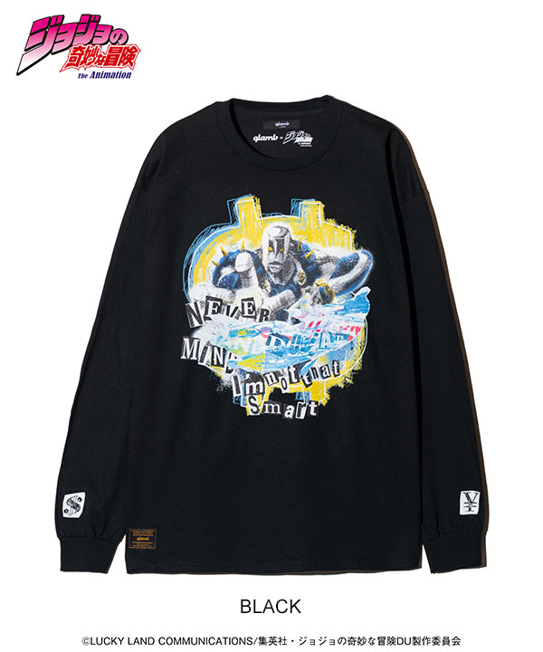 glamb（グラム） glamb×ジョジョの奇妙な冒険 4部 Tシャツ glamb The
