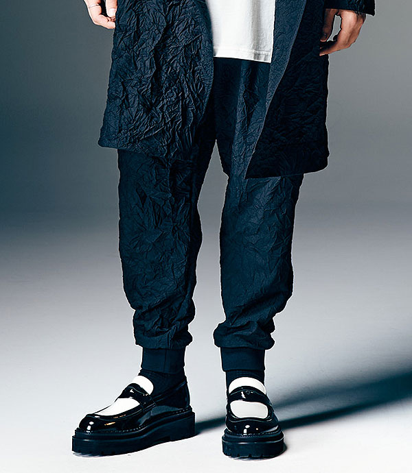 グラム　glamb サルエルパンツ　ブラックパンツ　チノパンツ　ブラック　2 glamb（グラム） サルエルパンツ M グレー メンズ : ZOZOTOWN Yahoo!店